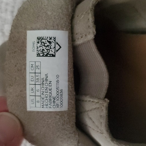 TOMS Desert Taupe Suede Alpargatas - Picture 11 of 16